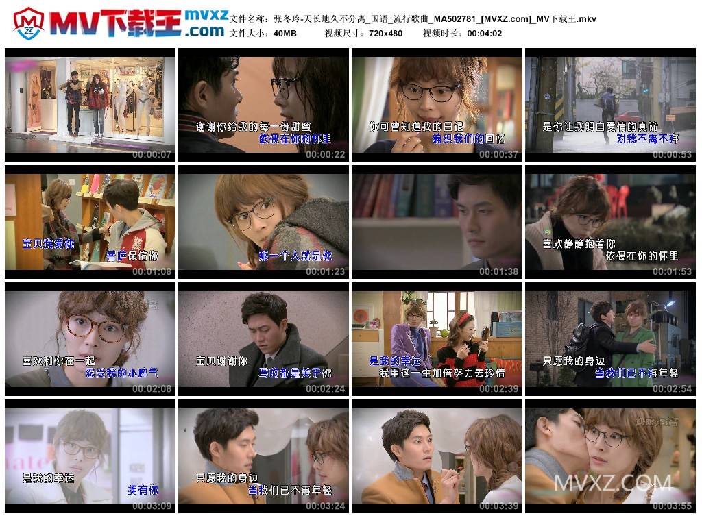 张冬玲-天长地久不分离_国语_流行歌曲_MA502781